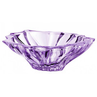 Фруктовница фиолетового цвета 330 мм Bohemia Plantica Amethyst 6KG02 72T30 330 F