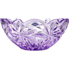 Фруктовница фиолет 280 мм Bohemia Flora Amethyst 6KG79 72T30 280 F