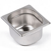 Гастроемкость из нержавейки GN 1/6 h 200 мм, 3,5 л Испания