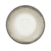 Блюдце 12 см под чашку 75 мл, декор Spazio, серия "Tinta" Турция