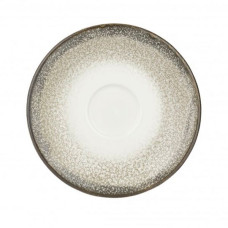 Блюдце 12 см под чашку 75 мл, декор Spazio, серия "Tinta" Турция