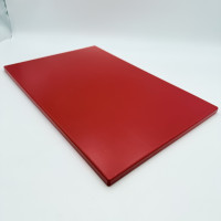Доска разделочная HDPE-500 HACCP Красная 600*400*18 MM