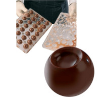 Форма 3D на магнітах для шоколадних цукерок Сфера фантазія 28 шт по 8 г Martellato 20-3D2003