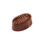 Форма для шоколадних цукерок праліне Овал з декором 30 шт по 7 г Martellato Італія MA1335