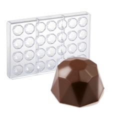 Форма для шоколадних цукерок праліне Алмаз 28 шт по 10 г Martellato Італія MA1521