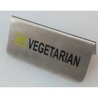 Табличка для столу  Вегетаріанське VEGETARIAN 12 см серія ProCooking PEM_383