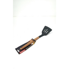 Лопатка перфорированная силиконовая с деревянной ручкой 31 см ProCooking PEM_415