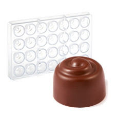 Форма для шоколадных конфет пралине Завиток 28 шт по 14 г Martellato Италия MA1094