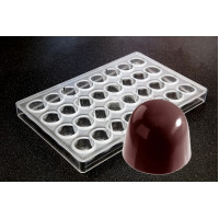 Форма для шоколадних цукерок Сфера 32 шт. по 13 г Chocolate World Бельгія 2295 CW_FD