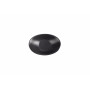 Соусник фарфоровый чёрный 110х70 мм Porland Seasons Black