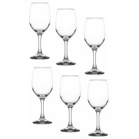 Набор бокалов для вина 6 штук 365 мл Queen Uniglass Болгария 94516_FD