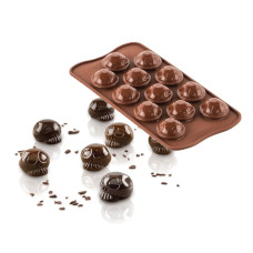 Силиконовая форма для шоколадных конфет черепа AMLETO Silikomart Италия SCG055_FD