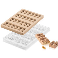 Набор форм для шоколада для шоколадной плитки с начинкой KIT SINFONIA Silikomart Италия CH023 - KIT SINFONIA T_FD