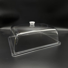 Кришка для підносу GN 1/2 Gastro Plast, полікарбонат, прозора (GF-0012/W_AS)