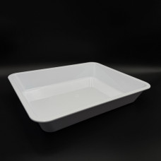 Гастроємність GN 1/2, глибина 50 мм, білий полікарбонат Gastro Plast GNP-001250SW/W