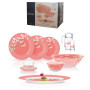 Столовый сервиз "Ambi Japanese Pink" 46 предметов Luminarc Q0929