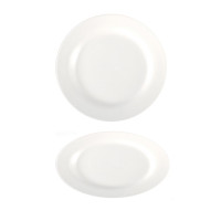 Тарілка бортова Extra white 180мм HVIP W101 порцелянова