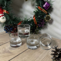 Подсвечник 49мм прозрачный 36001-TH12B2