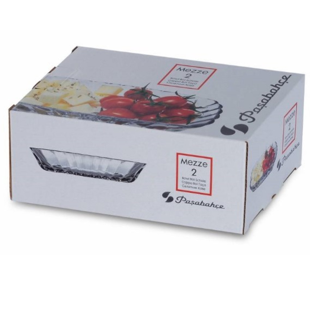 Набір салатників Mezze 179х114мм 2шт Pasabahce 53392