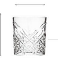Набор стаканов для виски Оксфорд 340мл 6шт Helios DSKB033-2(5504)