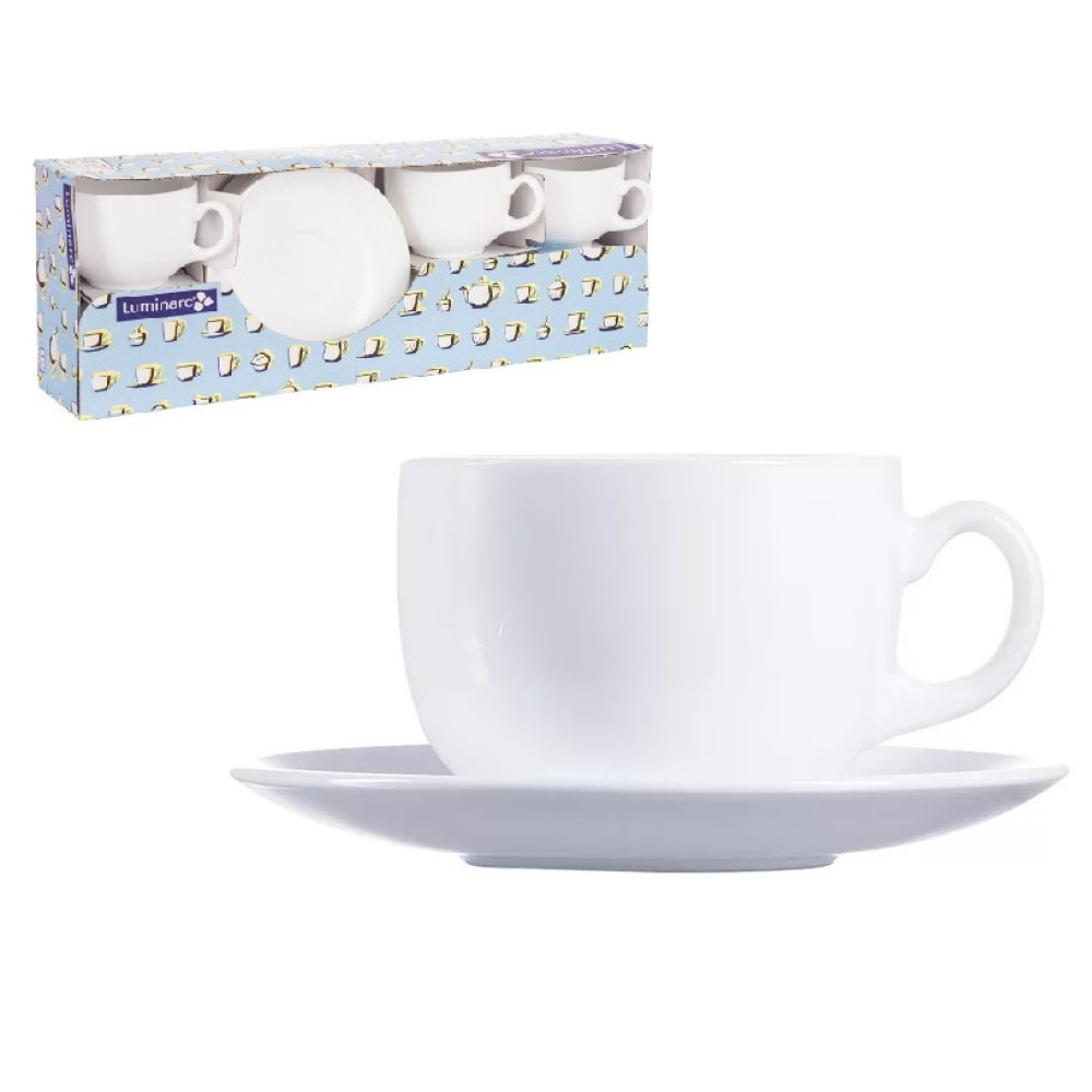 Набор чайный Diwali 12 предметов Luminarc D8222 (6 чашек+6 блюдец)