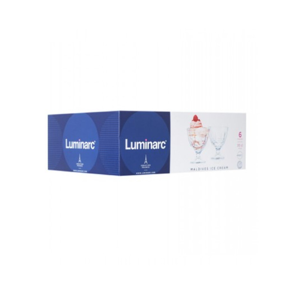 Набор креманок Maldives ice cream 300мл 6шт Luminarc N2321