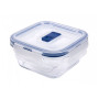 Контейнер PureBox квадратный с крышкой синей 380мл Luminarc P3550 пищевой