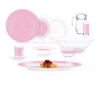 Столовий сервіз Ambi Poppy Pink 46 предметів Luminarc V5978