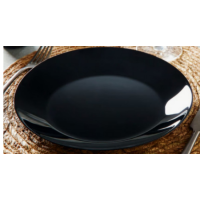 Тарілка обідня Zelie Black 250мм Luminarc V7145 чорна