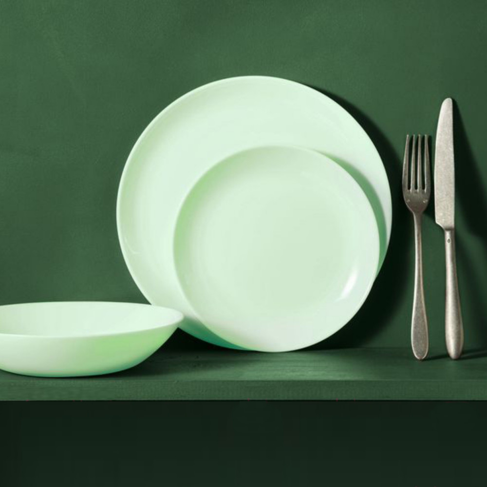 Сервиз столовый Diwali Paradise Green 12 предметов Luminarc V6220