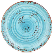 Тарелка круглая 27 см цвет голубой Infinity серия Harmony HA-IN-ZT-27-DZ Турция By Bone