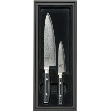 Набор японских ножей подарочный дамасская сталь серия RAN 36000-902.