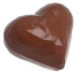 Форма для шоколадних цукерок Серце грановане 21 половинка по 6,5 г Chocolate World Бельгія 1914 CW_FD