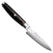 Нож для чистки овощей 100 мм дамасская сталь серия KETU Yaxell Япония 34935_FD