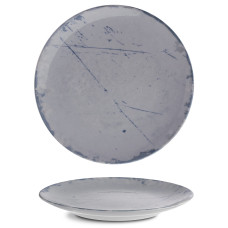 Тарілка кругла 21 см серія Isabelle декор Stone Blue ISC2121-K0008  Чехія G.Benedikt