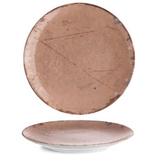 Тарелка круглая 24 см серия Isabelle декор Stone Ginger ISC2124-K0009 Чехия G.Benedikt