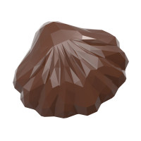 Форма для шоколаду велика Мушля з гранями 116,5х109,5х30 мм 2 шт по 210 г 12072 CW Бельгія Chocolate World