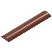 Форма для шоколаду Круглий батончик 125х24 мм h 6 мм 8 шт по 14 г 0243 CF Бельгія Chocolate World