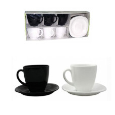 Сервіз чайний Carine White&Black 12 предметів Luminarc D2371