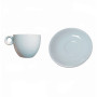 Набор кофейный 2 предмета: чашка 80мл и блюдце HVIP HR1309 фарфор