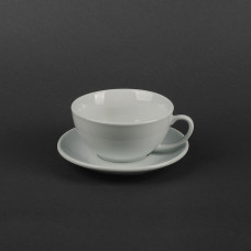 Набор чайный 2 предмета чашка 250мл и блюдце HVIP HR1310 фарфор