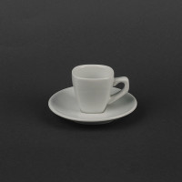 Набор кофейный 2 предмета чашка 70мл и блюдце HVIP HR1312 фарфор