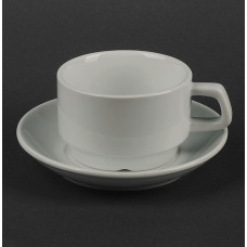 Набор чайный 2 предмета чашка 250мл и блюдце HVIP HR1300 фарфор
