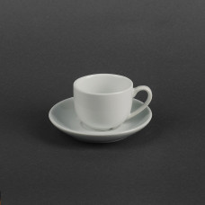 Набор кофейный 2 предмета чашка 90мл и блюдце HVIP HR1316 фарфор