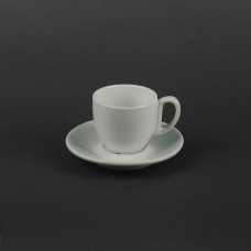 Набор кофейный 2 предмета чашка 80мл и блюдце HVIP HR1318 фарфор