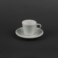 Набор кофейный 2 предметов чашка 75мл и блюдце HVIP HR1323 фарфор
