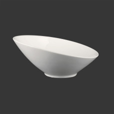 Салатник скошенный Extra white 200мм HVIP W213 фарфоровый