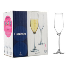 Набор бокалов для шампанского Celeste 160мл 6шт Luminarc L5829