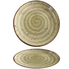 Тарілка дрібна 300мм Kutahya porselen GR3030(CG3030) зелена