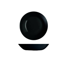 Тарелка глубокая Diwali Black 200мм Luminarc P0787 черная